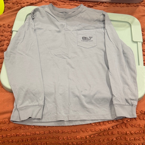 Vineyard Vines Light Gray Crewneck Tee - Picture 1 of 3